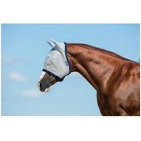 Amigo Fliegenmaske ergonomisch silber/ blau WB (Warmblut) von Amigo