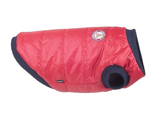 Hunde Jacke Schwarz/Rot/Blau/Rosa/Tarnung 25cm/29cm/33cm/37cm/41cm/46cm Amiplay (29cm Yorkshire Terrier 29[g] x32-36[b] x46-50[d] cm, Rot) von Amiplay