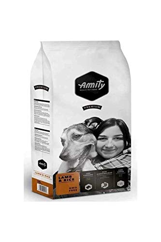 Amity Premium Agnello und Riso All Breeds Kroketten Komplettset für Hunde 3 kg von Amity