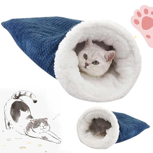 Amiweny Katzenschlafsack, Katzen Schlafsack, Cat Sleeping Bag, Cat Winter Sleeping Bag, Sleeping Bag Cat, Schlafsack Katze, Schlafsack Für Katzen,Katzenschlafsack Für Große Katzen (1PCS) von Amiweny