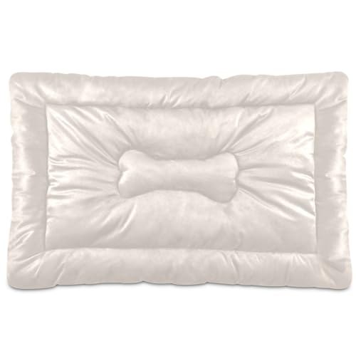 Amooorous Leinen-Haustier-Matratze, einfarbig, waschbar, weich, bequem, rutschfeste Unterseite, für große, mittelgroße und kleine Hunde, 91,4 x 61 cm Amooorous Leinen-Haustier-Matratze, einfarbig, waschbar, weich, bequem, rutschfeste Unterseite, für große, mittelgroße und kleine Hunde, 91,4 x 61 cm von Amooorous