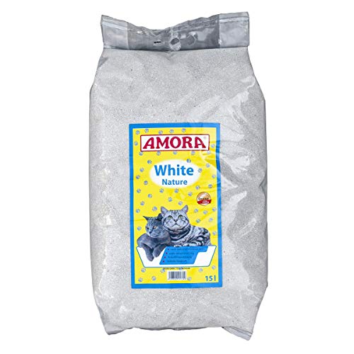 Amora Katzenstreu White Compact Nature 15l von Golden Grey