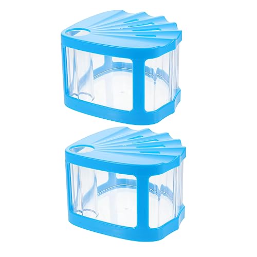 Amosfun 10 STK Kleines Fischbecken Salzwasser-Starter-kit Aquarium Mit Licht Desktop-Aquarium-Ornamente Meeresfischbecken Kinder Aquarien Desktop-geschirrspüler Tierkiste Led Plastik Büro von Amosfun