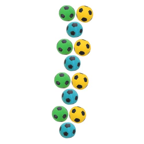 Amosfun 4 Sets Aktivspielzeug Für Hunde Lustiges Fußball-backenzahnspielzeug Zum Kauen Spielen Und Trainieren 3 Stück * 4 von Amosfun