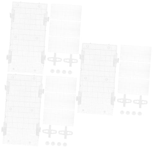 Amosfun 12 STK Trennwand für Aquarien Gitterteiler für Eierkisten Trennschale für Fischbecken großes Fischbecken großes Sieb Fischabscheider für Aquarien Gitterteiler für Aquarien Anlage von Amosfun