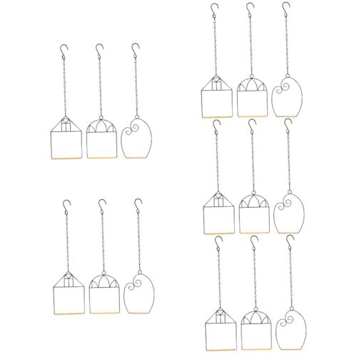 Amosfun 15 Sätze Vogelständer Aus Schmiedeeisen Outdoorswing Metallrahmen Schaukel Verschleißfester Vogelständer Kolibri Hängende Barsch Kolibri-barsch Aus Metall Vogeltrainingsständer von Amosfun