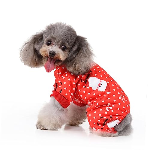 Amosfun 1Stk Hunde wintermantel hundewintermantel Party-Hundetuch Kleider für den Winter Wollhemd großes Hundeshirt Partykleidung für Haustiere Hund Weihnachtstuch Weihnachten Overall Rock von Amosfun