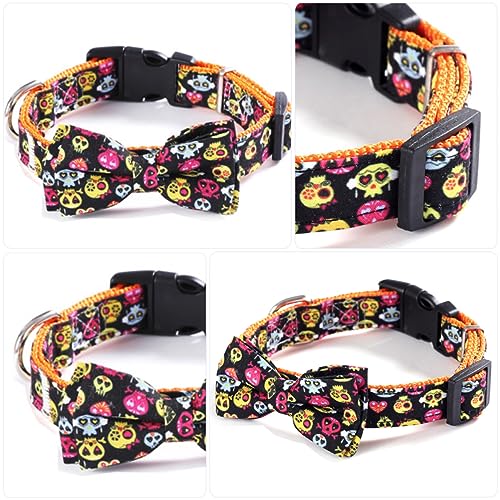 Amosfun 1stk Haustierhalsband Kätzchen-Nylon-Halsband Halloween-haustierschal Einfache Hundehalsbänder Halloween-Katzen-Halstuch Halloween-katzenlätzchen Einstellen Stoff Dreieck von Amosfun