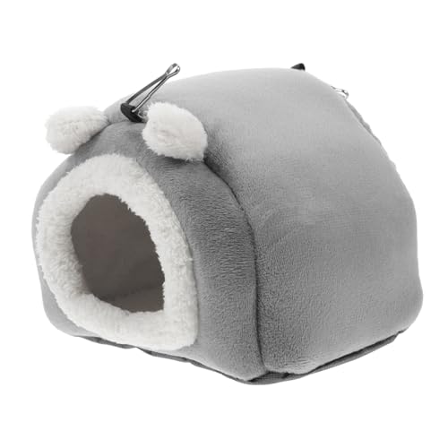 Amosfun 2 STK Baumwollnest für Haustiere kleines Tierbett Guinea-Bett scrump plüsch Plüschhase Hamster Haustierhaus winterliches Haustierbett Chinchilla Hängematte Kleine Tiere Flanell von Amosfun