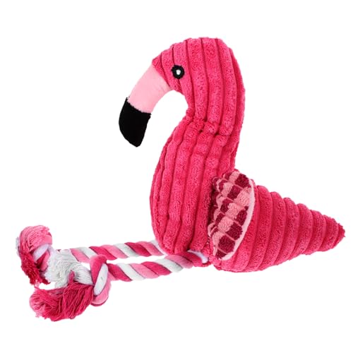 Amosfun 2St Dog chew Toy hundekauspielzeuge Sicherheits hundegeschenk Flauschige Kuscheltiere Pompones de Porristas Haustier Plüschtier Hundespielspielzeug Knoten von Amosfun