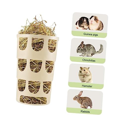 Amosfun 2St kanninchenfutter Futter kaninchenfutter Kaninchen Heu Kaninchen-Futterstation Heuraufe müllbeutel Futterstelle für Kaninchengras Meerschweinchen Hase grasgefüttert Futterregal von Amosfun