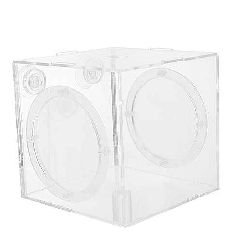 Amosfun 2er-Box Isolationsbox Für Aquarien Aquarium-zuchtbecken Brutkasten Für Aquarium Zuchtbox Für Aquarium Fischzuchtbox Aquariumteiler Fischzuchtfall Betta Fisch Fischfutter Baby Acryl von Amosfun