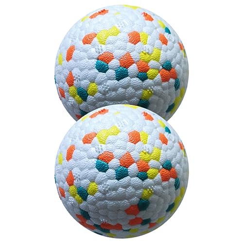 Amosfun 2st Hundespielzeugball Bälle Für Hunde Interaktive Hundebälle Hund Kauspielzeug Hundeballspielzeug Hundespielzeug Welpen Kauspielzeug Für Welpen E-TPU Den Ball Aufheben Hündchen von Amosfun