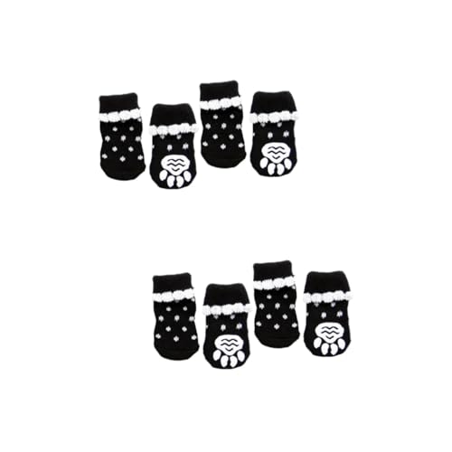 Amosfun 2St sockenschuhe Anti-Hunde-Socken Hundepfoten Socken Bedruckte Socken Haustiersocken Haustier socken wintersocken für Haustiere Schutz Hündchen Kleidung thermische Socken von Amosfun