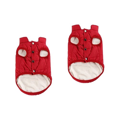 Amosfun 2st Welpenkleidung Mantel Hundekleidung Jacke Winter von Amosfun