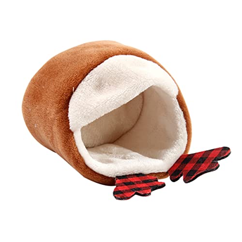 Amosfun 3 STK Hamsternest Tasche Für Hamsterschlafsack Kleintierbett Rattenhaus Versteck Meerschweinchenbett Haustier Plüsch Hamsterhütte Mini Kleine Tiere Plastiktuch Fallen Lassen von Amosfun