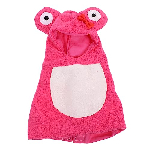 Amosfun 3 STK Papageienkleidung Kleintier Kostüme Plüsch-Hoodie Warme Hoodies Haustierwindeln Kleider Für Den Winter Vogel-Outfits Tierkostüm Baumwolle Mönchskleidung Verdicken Neugeboren von Amosfun