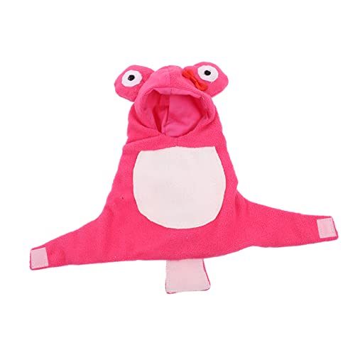 Amosfun 3 STK Papageienkleidung papagei windel Kleidung Vogel-Pullover warme Hoodies Vogel Baumwollkleidung Vogel wärmende Kleidung Langen Kleiner Papagei Mantel Wellensittich von Amosfun