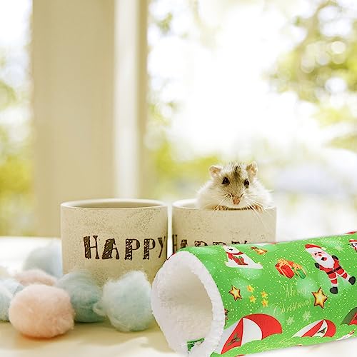 Amosfun 3St Hamster-Weihnachtsnest kleine Käfighängematte Hängendes Haustierbett Hamster hängematte Hamster häuschen Spielzeughamster Spielzeughängematte Haustier Hamster Schlafhaus Winter von Amosfun