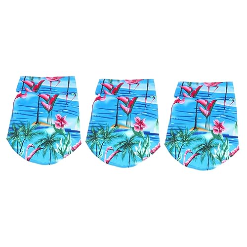 Amosfun 3St Hawaii-Outfits großes Hundeshirt Hawaii-Shirt Haustierhemden für große Hunde Weihnachtshundekostü Hundepyjama Hundekleid modisches Hundekleid kreatives Hundekostü einstellen von Amosfun