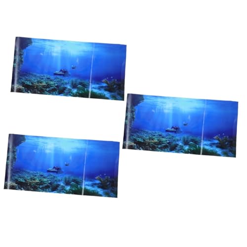 Amosfun 3st Aquarium Hintergrundpapier Reptilien Fischschalen Für Tafelaufsätze Aufkleber Aquarium-dekor-Hintergrund Dekorationen Für Aquarien Aquarium Papierhintergrund Bild Für Aquarium von Amosfun