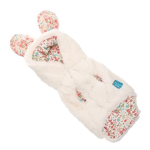 Amosfun 3st Hase Große Ohren Baumwolle Wintermantel Für Welpen Warme Welpenkleidung Kleiner Hund Weihnachtsoutfit Weihnachtshundekostüm Welpen Kostüme Ländlich Meerschweinchen Polyester von Amosfun