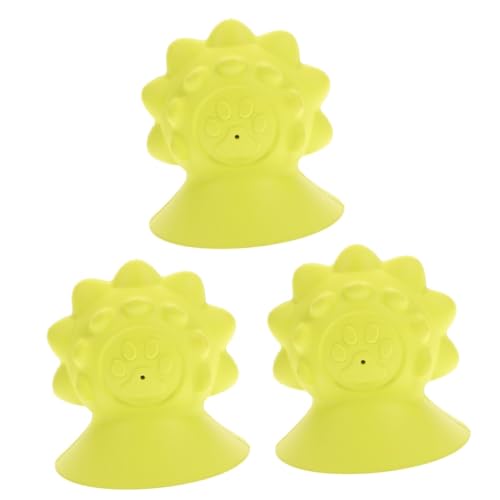 Amosfun 3st Hundespielzeug Welpenspielzeug Hundesachen Kauspielzeug Für Hunde Hund Quietscher Spielzeug Apportierspielzeug Für Hunde Haustier Spielzeug Für Draußen Gummi Spitz Unzerstörbar von Amosfun