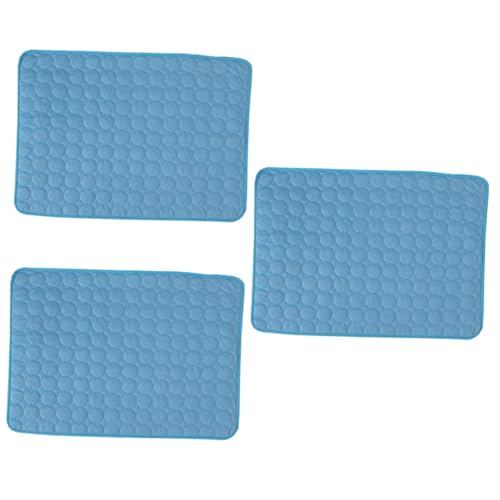 Amosfun 3 Stücke Pet Pad Kühlmatte Hundebett Matte Haustier Hund Zubehör Zubehör Für Home Glatte Atmungsaktive Größe von Amosfun