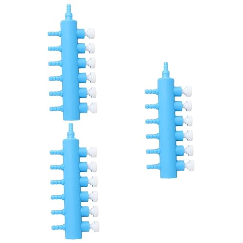 Amosfun 3st Luftverteiler Für Aquarien Luftschlauchadapter Für Aquarien Luftstromregler Für Aquarien Aquarium Luftleitungsregler Splitter Für Fischtanks Plastik Luftventil Sauerstoffpumpe von Amosfun