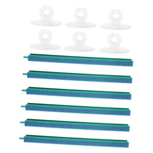 Amosfun 4 Aquarium Luftstein Aquarium Sprudelt Luft Luftpumpe Sauerstoffdiffusor Für Aquarien Aquarium- Sprudelstange Für Aquarien Teichluftscheibe Luftstab Plastik Blasenstein von Amosfun