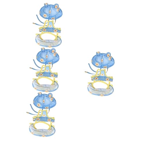 Amosfun 4 Sätze Haustier-Badeanzug Hunderöcke Strandkleidung Für Katzenwelpen Sommerkleid Für Haustiere Haustier Sketche Leoparden-Hund-Bikini Hundekleidung Welpenröcke Rock Elasthan von Amosfun