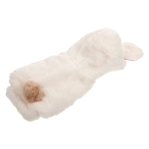 Amosfun 4 Stück Hase große Ohren Baumwolle warme Hunde Pullover Hunde schal Winterkleidung für Hunde Hundepullover aus Fleece weihnachtsdeko Hasenkleidung Winterjacke für Welpen Winddicht von Amosfun