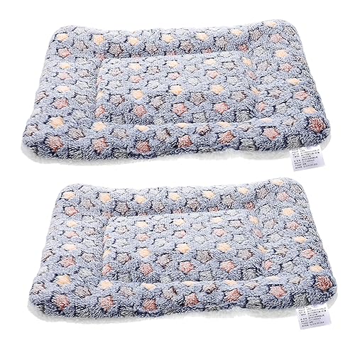 Amosfun 4 Stück Haustiermatte Ruhebett Für Hunde Plüsch Hundebett Wärmekissen Für Haustiere Hundehütte Pad Kissenauflage Vlies-kisten-bettmatte Hundekissen Winter Fußbodenteppich Flanell von Amosfun