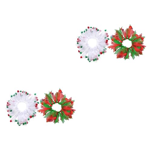 Amosfun 2sets Chic Weihnachten Hund Kragen Pet Bogen Weihnachten Dekorative Halsband Für Haustiere 2 Stücke * 2 von Amosfun