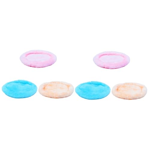 Amosfun 2sets Rat Triple Hängematte Hamster Bett Warme Schlaf Matte Weiche Kissen Einfach Waschen Für Haustiere 3 Stücke * 2 von Amosfun