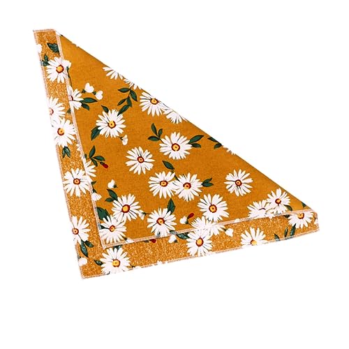 Amosfun Dreieckstuch Für Haustiere Blumenschal Für Haustiere Fallendes Katzenbandana Welpen Lätzchen Dreieckiges Haustierhalsband Hundehalsband Baumwolle Kätzchen Geburtstagsgeschenk von Amosfun