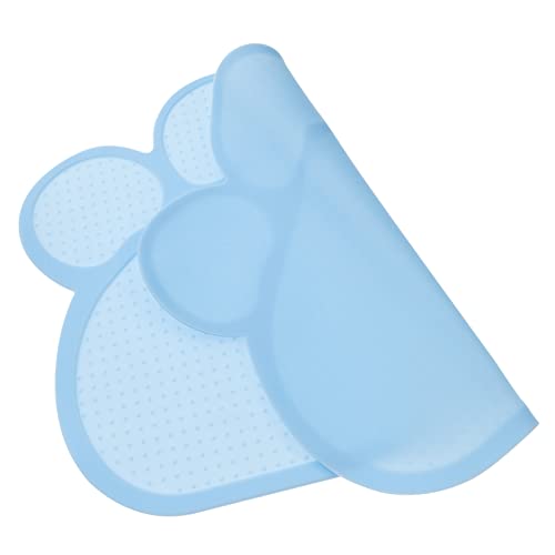 Amosfun Futtermatte Für Haustiere Wassermatte Für Hundenapf Tablett Für Katzenfutter Wassermatte Für Haustiere Hunde-Dinner-Matte Hundenapfmatten Für Futter Und Wasser Katzennapfmatte Groß von Amosfun