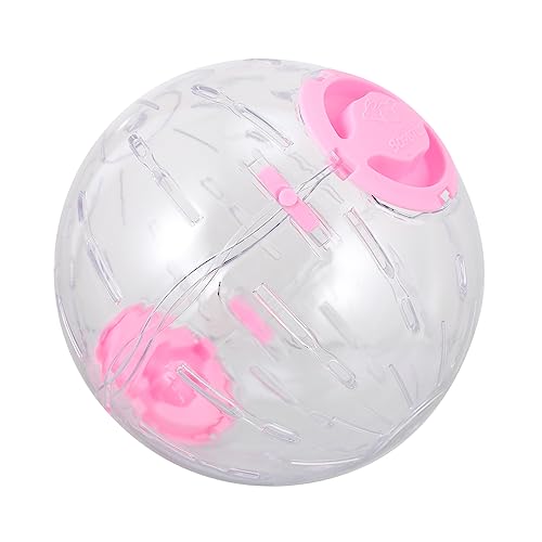 Amosfun Hamster Laufball Hamster-fitnessball Kleines Tier Läuft Laufräder Für Kleintiere Katzenhamster Hamsterrad Spielzeug Zahnreinigungstücher Für Hunde Ratte Sport Stumme Kugel Plastik von Amosfun