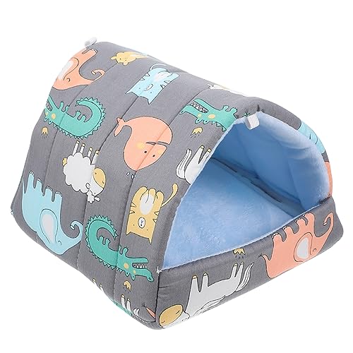 Amosfun Hamsternest Eichhörnchenbett Für Käfig Hamster Warmes Nestbett Hamsterkäfig Nest Warmes Bettnest Kleine Käfighängematte Katzenkäfig Hängematte Weiches Sofa Winter Schwamm von Amosfun