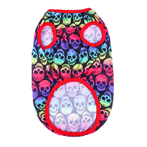 Amosfun Haustier Hund Pullover Kleiner Hund Welpe Warm Anziehen Hund Halloween-kostüm Katze-Halloween-Outfit Halloween-haustierbekleidung Winterkleidung Reine Baumwolle Der Hund Weste von Amosfun