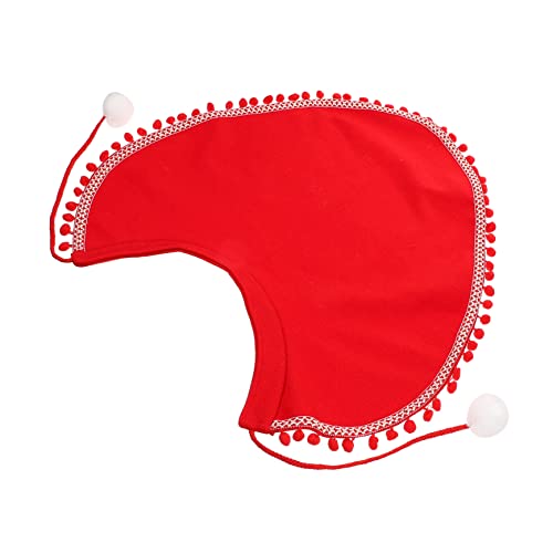 Amosfun Haustier Weihnachtsumhang Weihnachten Haustiere Anzug Weihnachtswelpenumhang Weihnachtshundeumhang Weihnachtskatzenmantel Weihnachtskostüm Für Haustiere Kleid Baumwolle Hündchen von Amosfun