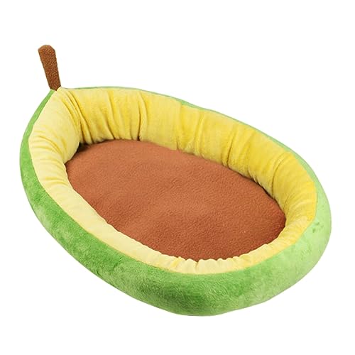 Amosfun Haustierbett hundebetten pet Bed Hunde Liege Welpenhausbett Kätzchenbett Haustiernest Welpennest Avocado Haustierzubehör schlafendes Nest Unterlage Welpenzwinger Oxford- von Amosfun