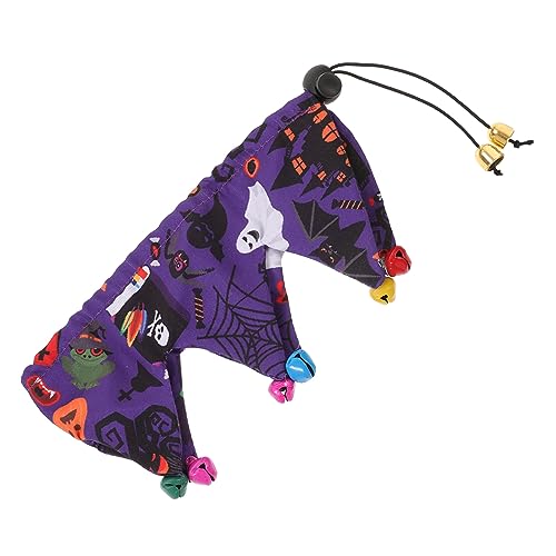 Amosfun Hundehalstuch Totenkopf-welpenhalsband Katzenversorgung Hundehalsband Dreieckiger Hundeschal Dekoratives Kätzchenhalsband Haustier-Halstuch Hundebedarf Polyester Tragbar von Amosfun