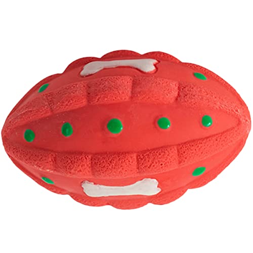 Amosfun Hundespielzeug Kauspielzeug Interactive Dog Toys Crinkle-Spielzeug für Hunde Hund kaut Spielzeug für draußen Fruchtspielzeug lustiges molares Spielzeug Hundebedarf singen Hundeball von Amosfun