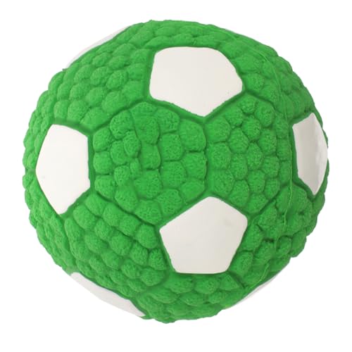 Amosfun Hundespielzeugball Hund Quietscht Spielzeuggeräusch Hundespielzeug Für Kleine Hunde Quietschende Bälle Für Kleine Hunde Quietschendes Hundespielzeug Gummi Kleiner Fußball Hündchen von Amosfun