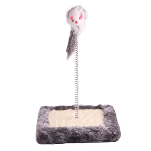 Amosfun Katze kratzmatte katzenkratzmatte Katzenkratzmöbel kratzpappen für Katzen Katzenkratztonne cat Toy Spielzeug Katzenkratzbrett Katzenbedarf kratzbaum für Katzen Schleifplatte Bambus von Amosfun