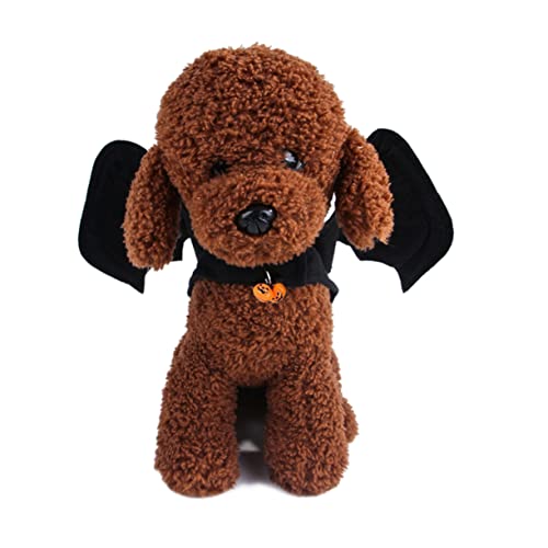 Amosfun Katzenkostüme Haustier Fledermausflügel Cosplay Halloween-Haustierbedarf Halloweenkostüm Halloween kostüm Kätzchen-Kleidung Cosplay-Outfits faltbar Mantel der Hund Haustierzubehör von Amosfun