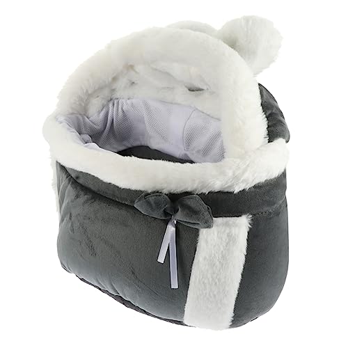 Amosfun Katzenrucksack pet Backpack Tragetasche Katze Hamster-Reisetasche Outdoor-Katzenhaus für den Winter Katzenhaus im Freien süßer reiserucksack Haustier-Reiserucksack Sanft Katzennest von Amosfun