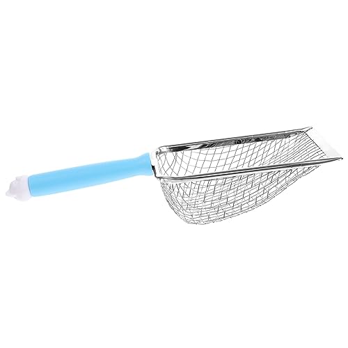 Amosfun katzenklo zubehör cat Litter Shovel Reptilienschaufel Strand-Mesh-Schaufel Schaufelhalter für Katzenstreu Reinigungszubehör für Katzenstreu Kätzchen Reinigungsschaufel Mülleimer von Amosfun