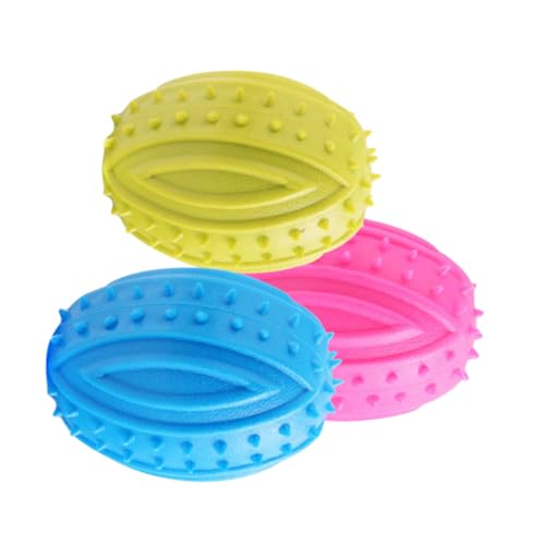 Amosfun Kauspielzeug knete Spielzeug Hunde zahnpflege hundeartikel Gummi Ball Spielzeug für Hunde Dog Toy Hunde spielsachen chew Toy Kauringe für Hunde Spielzeug für Spielen Haustier von Amosfun